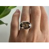 Vintage 925 Sterling Silver Hessonite Ring Size 6.5