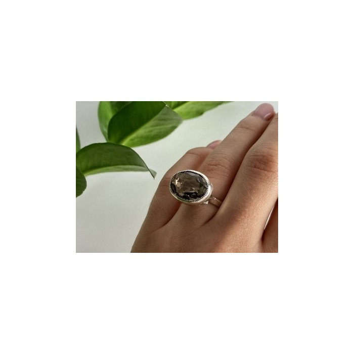 Vintage 925 Sterling Silver Hessonite Ring Size 6.5