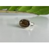 Vintage 925 Sterling Silver Hessonite Ring Size 6.5