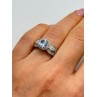925 Sterling Silver CZ Ring Size 6.5