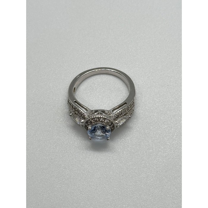 925 Sterling Silver CZ Ring Size 6.5