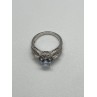 925 Sterling Silver CZ Ring Size 6.5