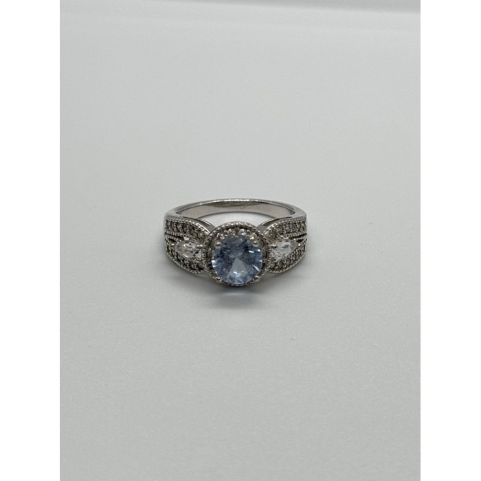 925 Sterling Silver CZ Ring Size 6.5