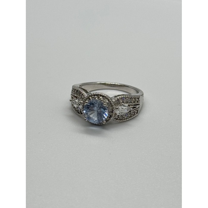925 Sterling Silver CZ Ring Size 6.5