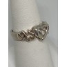 925 Sterling Silver Ring With CZ Size 6.75