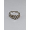 925 Sterling Silver Ring With CZ Size 6.75