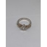 925 Sterling Silver Ring With CZ Size 6.75