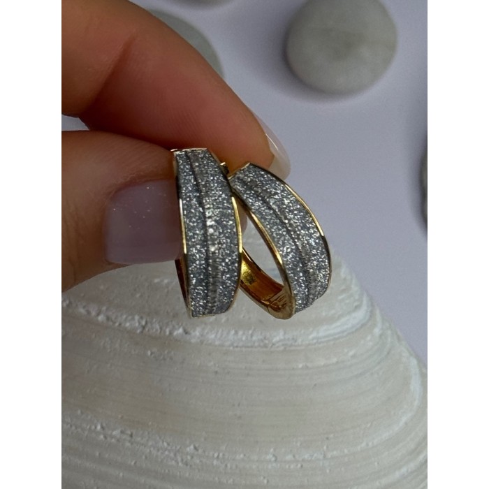 Beautiful Design 925 Sterling Silver Pearl & CZ Earrings Length 2.30 inch