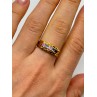 925 Sterling Silver Gold Plated Spinel Ring Size 8