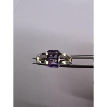 925 Sterling Silver Amethyst Cna Ring Size 7