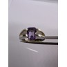 925 Sterling Silver Amethyst Cna Ring Size 7