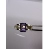 925 Sterling Silver Amethyst Cna Ring Size 7