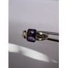925 Sterling Silver Amethyst Cna Ring Size 7