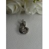 925 Sterling Silver Lovely Moving Fox CZ Pendant Length 0.90 Inch