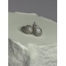 925 Sterling Silver Beautiful CZ Earrings Length 0.55