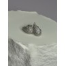 925 Sterling Silver Beautiful CZ Earrings Length 0.55