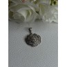 Lovely Flower 925 Sterling Silver Beryl Pendant Length 1 Inch