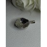 Lovely Flower 925 Sterling Silver Beryl Pendant Length 1 Inch