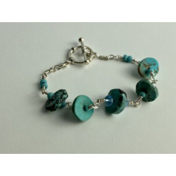 925 Sterling Silver Turquoise Bracelet