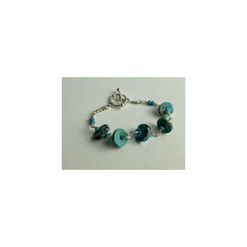 925 Sterling Silver Turquoise Bracelet