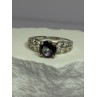 925 Sterling Silver Alexandrite Ring Size 7.5
