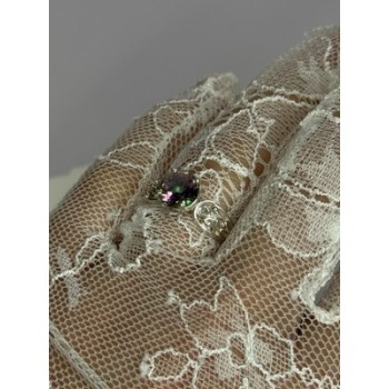 925 Sterling Silver Alexandrite Ring Size 7.5