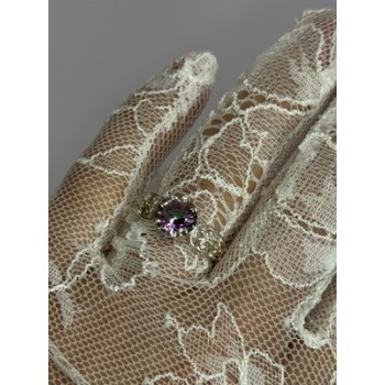 925 Sterling Silver Alexandrite Ring Size 7.5