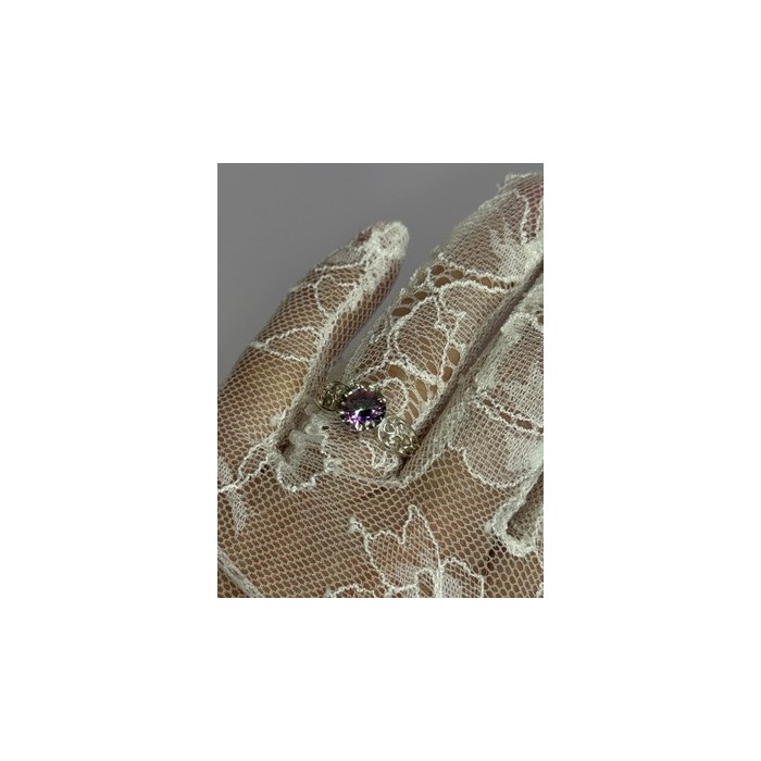 925 Sterling Silver Alexandrite Ring Size 7.5