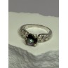 925 Sterling Silver Alexandrite Ring Size 7.5