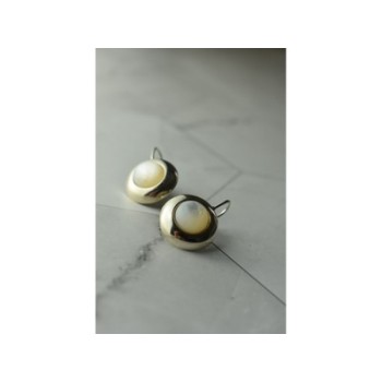 925 Sterling Silver Mother Of Pearl Earrings
