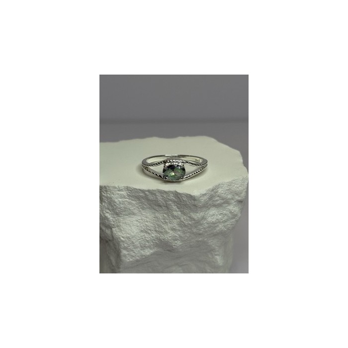925 Sterling Silver Alexandrite Ring Size 7.5