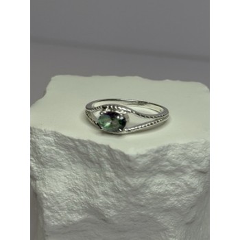 925 Sterling Silver Alexandrite Ring Size 7.5