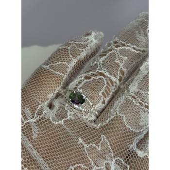 925 Sterling Silver Alexandrite Ring Size 7.5