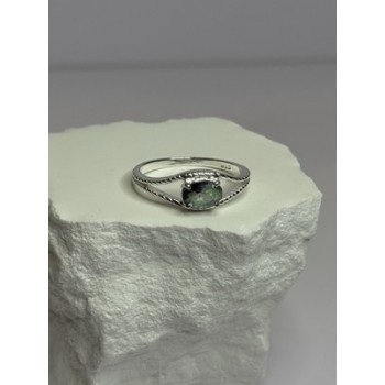925 Sterling Silver Alexandrite Ring Size 7.5