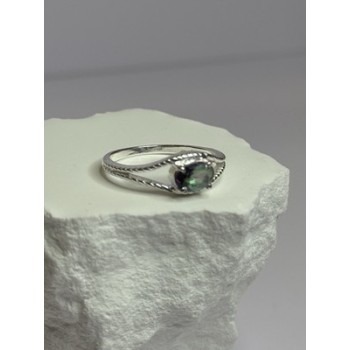 925 Sterling Silver Alexandrite Ring Size 7.5