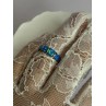 925 Sterling Silver Gold Plated Opal Ring Size 5.5