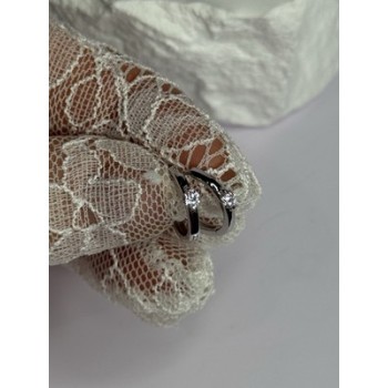 925 Sterling Silver Minimalist CZ Earrings Length 0.5 Inch