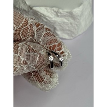 925 Sterling Silver Minimalist CZ Earrings Length 0.5 Inch