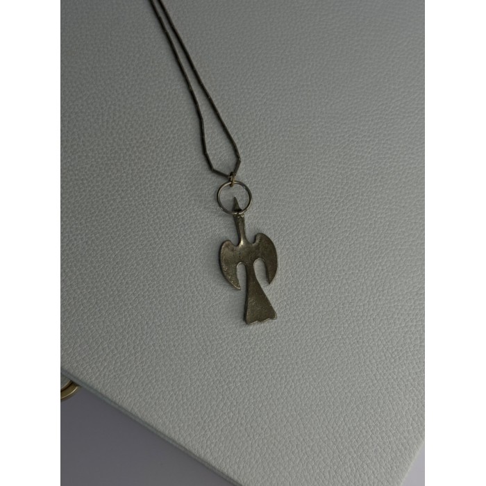 Native American 925 Sterling Silver Turquoise Peyote Bird Necklace