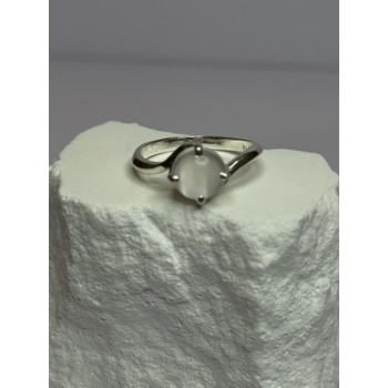 925 Sterling Silver Moonstone Ring Size 7.5