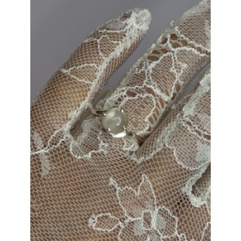 925 Sterling Silver Moonstone Ring Size 7.5