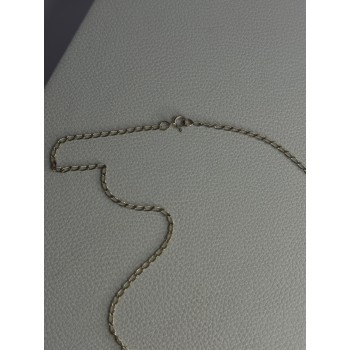 925 Sterling Silver Ruby & Beryl Necklace Length 18 Inch