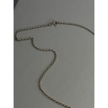 925 Sterling Silver Ruby & Beryl Necklace Length 18 Inch