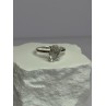 925 Sterling Silver Raw & Rough-Cut Diamond Ring Size 6.5