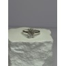 925 Sterling Silver Raw & Rough-Cut Diamond Ring Size 6.5