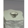 925 Sterling Silver Raw & Rough-Cut Diamond Ring Size 6.5