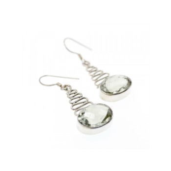 925 Sterling Silver Demantoid Earrings