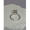 925 Sterling Silver Raw & Rough-Cut Diamond Ring Size 6.5