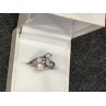 925 Sterling Silver White/colorless CZ Ring Size 6.5