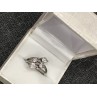 925 Sterling Silver White/colorless CZ Ring Size 6.5